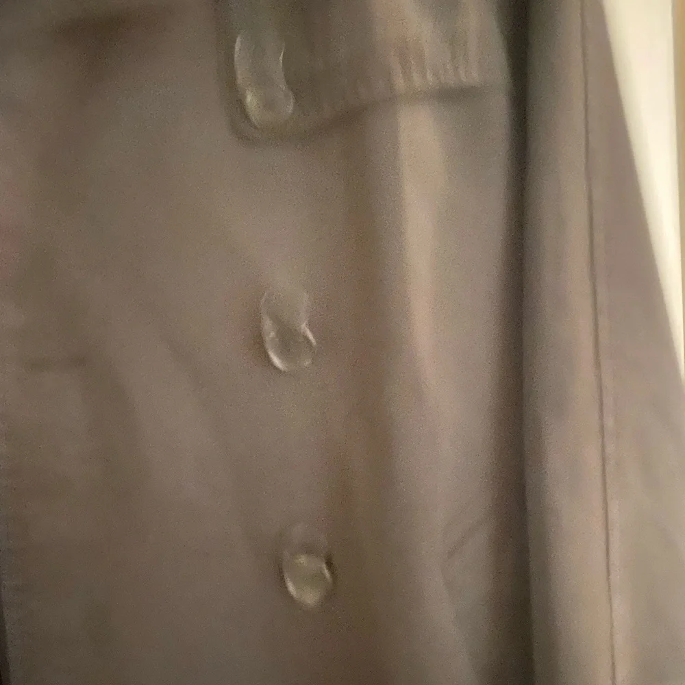 Coach Black Double-Breasted Trench Coat